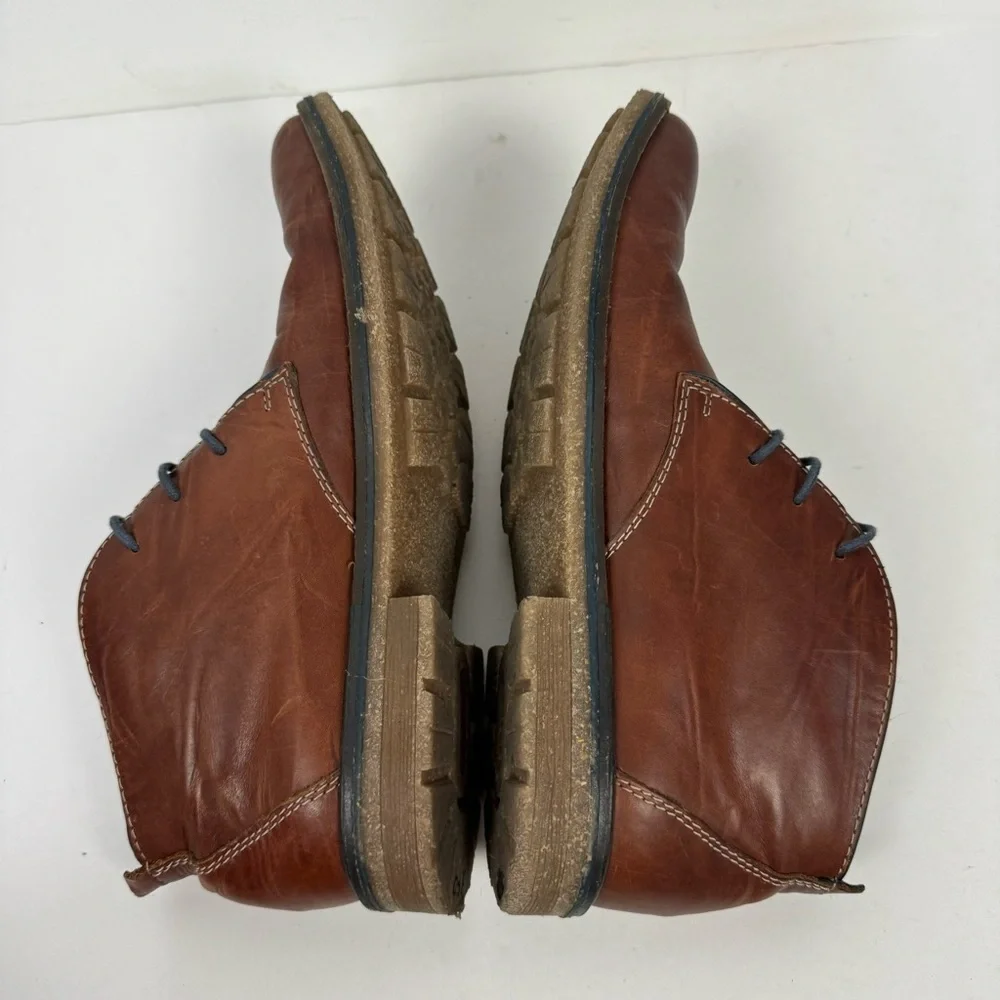 Rieker Brown Leather Chukka Chelsea Boots